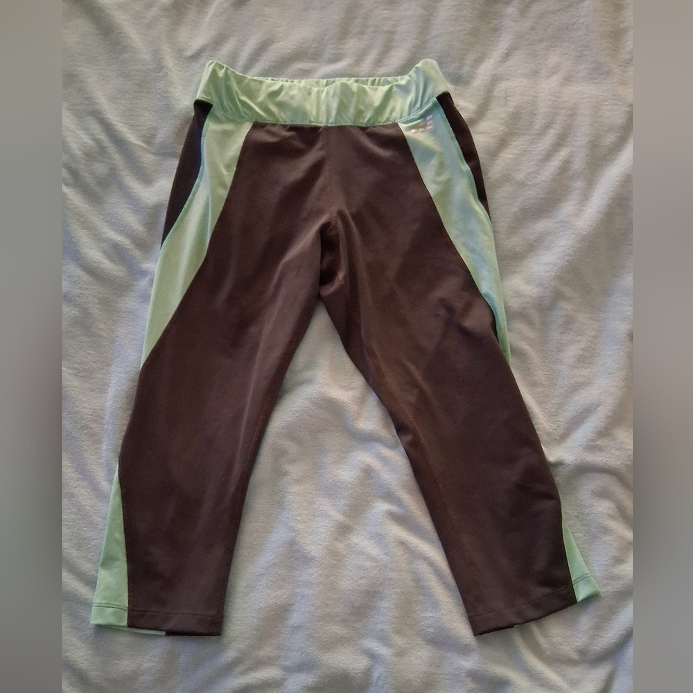 BCG Mint and Brown Leggings